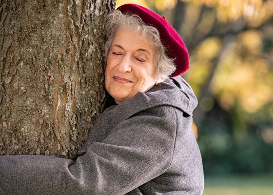 Bomen knuffelen