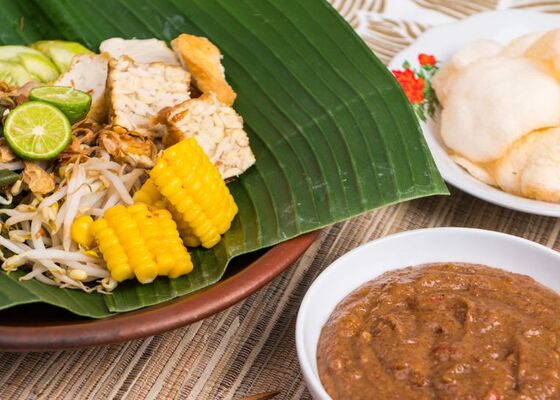 Gado Gado recept met pindasaus