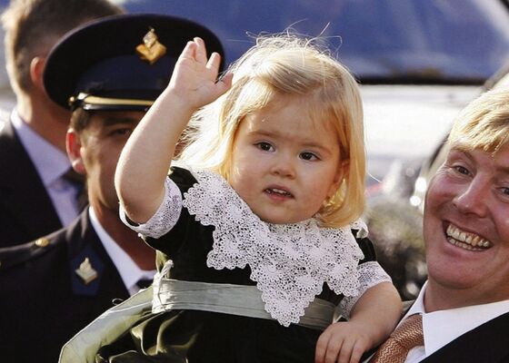 Amalia vaderskindje koning Willem Alexander