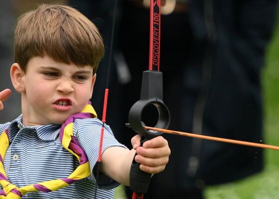 Prins Louis gek op cricket