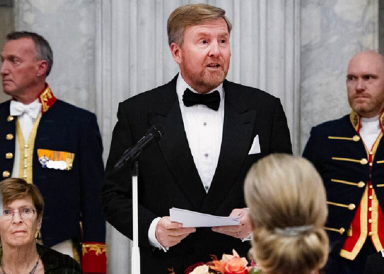 Koning en koningin nieuwjaarsontvangsten 2025 Beeld: © Rotapool
