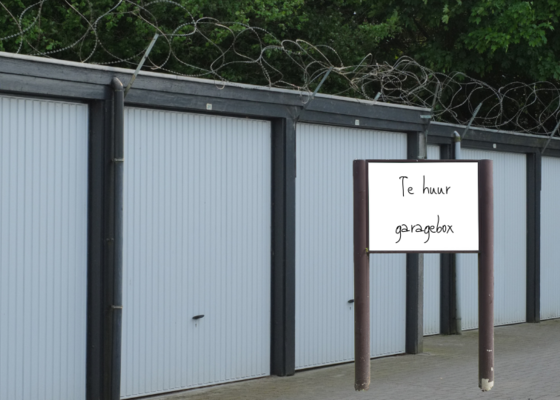 Verhuren garagebox voor passief inkomen