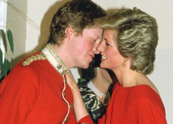 Charles Spencer met zus Diana