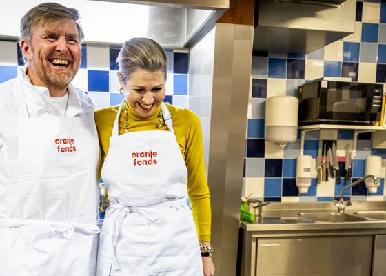 Het Koningspaar tijdens NLDoet 2024