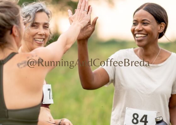 Opgebiecht mijn hardloopgroepje