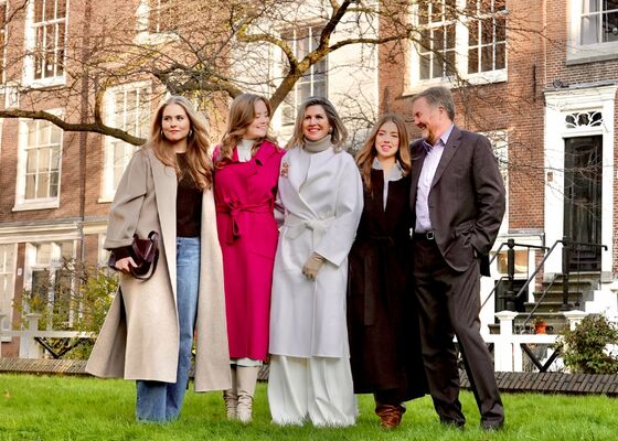 Jaarlijkse fotosessie koninklijk gezin