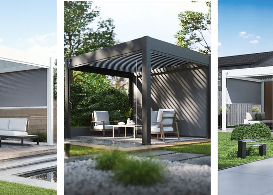 Schaduw creëren met een overkapping