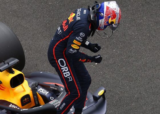 Max Verstappen na zijn pole op Silverstone