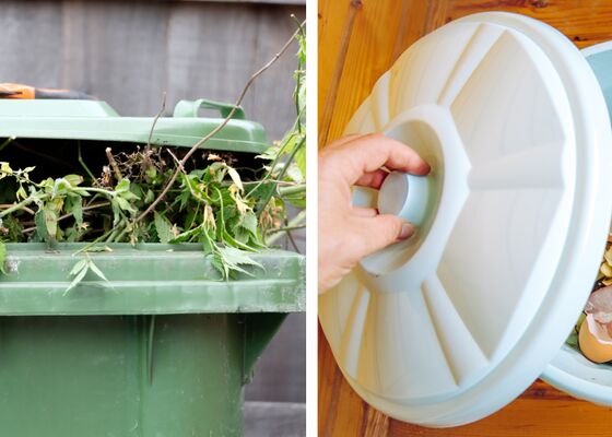 vieze geur in gft bak