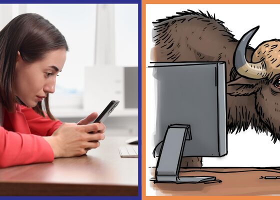 smartphone-nek buffelbult