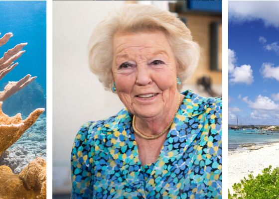 Beatrix bezoekt Bonaire