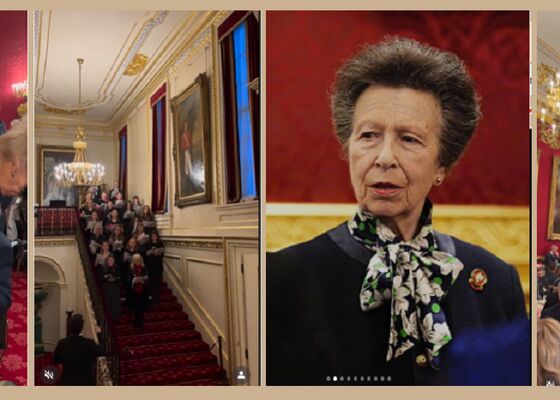 kerstthee van Prinses Anne