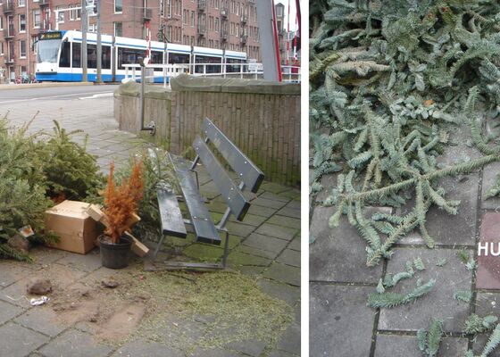 Kerstboom niet in kliko gooien