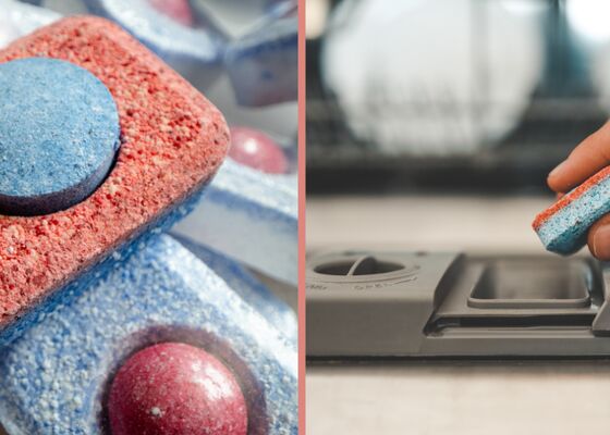 Plastic in vaatwastabletten