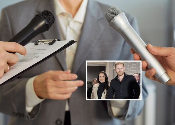 Harry en Meghan pers