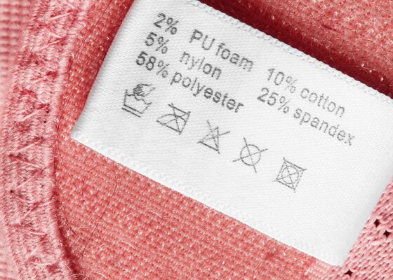 plastic in kleding