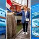 Prinses Margriet bezoekt tentoonstelling varen voor vrijheid
